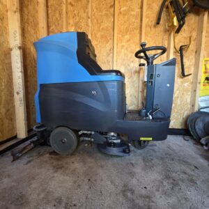 A Fimap MXR Ride on Scrubber Dryer (€4950 ex vat)